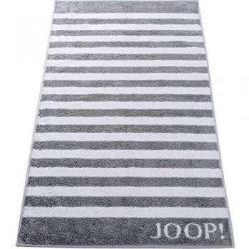 JOOP! Signature Stripe Silver Bath Towel