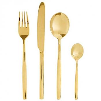 Luxury Rose Gold Finish Cutlery Set