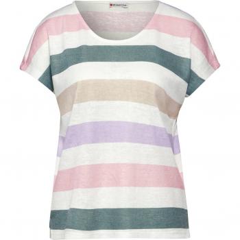 Camisa de Rayas Vibrantes Mujer