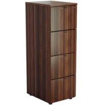 Jemini 4 Drawer Filing Cabinet Walnut KF78954