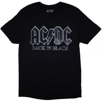 Maglia AC/DC Unisex Back in Black 3XL Nero