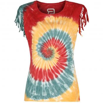 T-Shirt für Damen im Multicolor-Batik-Look von RED by EMP