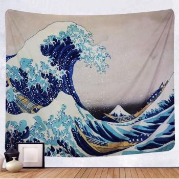 Tapisserie Décorative Grande Vague de Kanagawa