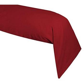 Confort Traversin Rouge 100% coton
