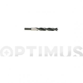 Broca de madera 7 mm cilíndrica con 3 puntas