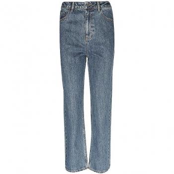 Self-Portrait Jeans Damen Straight Fit Blau 28