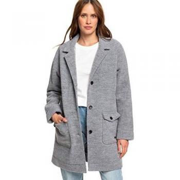 Roxy Destiny Regeln: Weicher Wollblendschirmmantel für Frauen – 140 cm Länge