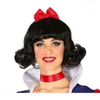 Parrucca di Biancaneve con scatola di stoccaggio