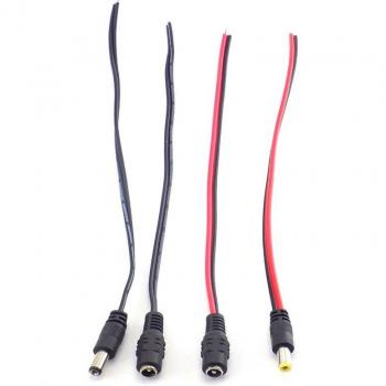 CCTV Camera 12V DC Power Cable Connector 5.5mm x 2.1mm