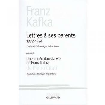 Lettres à ses parents : 1922-1924