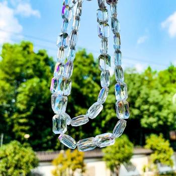 Cuentas de Cristal AB Rectangulares