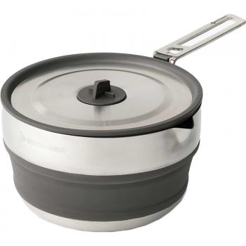 Sea to Summit Detour Stainless Steel Collapsible Pouring Pot – 1.8L, One Size, Unisex