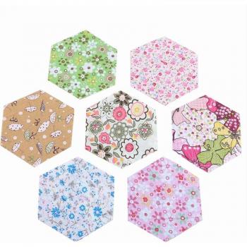 Quilting Baumwolle in Hexagonform
