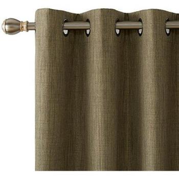 UMI Taupe Woven Insulation Curtains for Children – 55x94