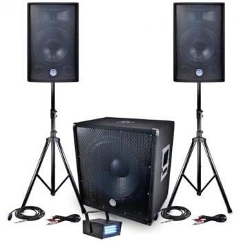 Sottofondo 2400 W BM Sonic BMS‑1812 – Kit completo