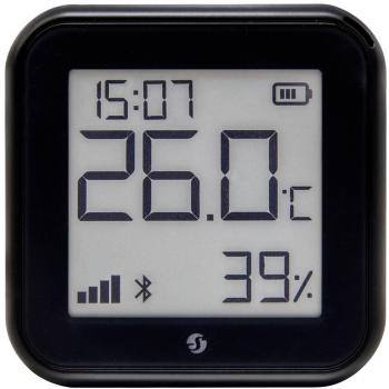 Shelly Plus H&T Gen. 3 Matte Black Wireless Temperature and Humidity Sensor