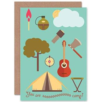 Adventure Pal Camping Card + Envelopes Included