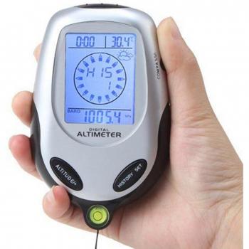 Digital Waterproof LCD Altimeter with Barometer and Weather Forecast