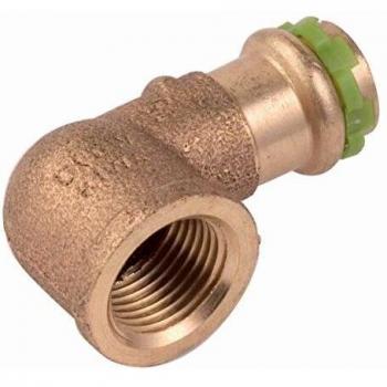 Coude en cuivre à sertir 90°, femelle 15 mm – SUDOPRESS