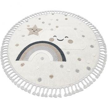 Tapis Yoyo Franges Douces 120 cm