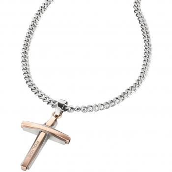 POLICE Herren Schmuck: Kette + Anhänger PJ25695PSRG.03
