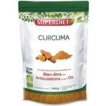 Cúrcuma Orgánica Superdiet en Polvo 200 g