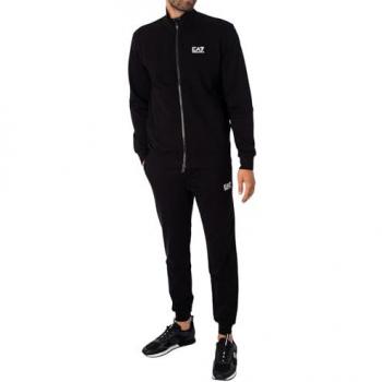 EA7 Emporio Armani Herren Jogginganzug 8NPV60 PJVRZ 1200 Schwarz