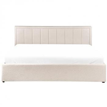 Beige Montlaur Ottoman Bed with Lift-Up Storage