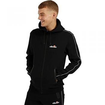 Mittelgroßer Ellesse Ornari Reißverschluss-Hoodie, Farbe Schwarz