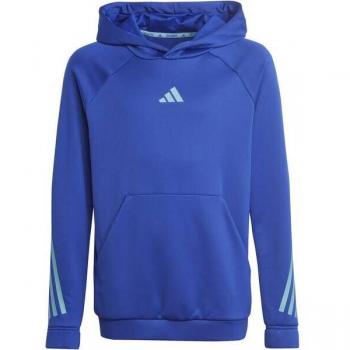 Sudadera de entrenamiento Adidas aeroready 3 bandas azul