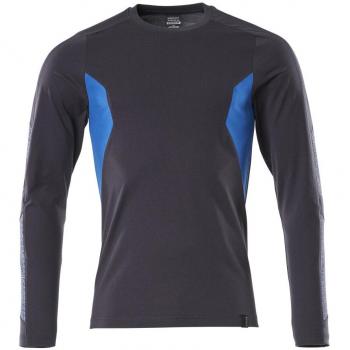 Mascot Accelerate Long-Sleeved Tee Dark Navy/Azure Blue (2XL)