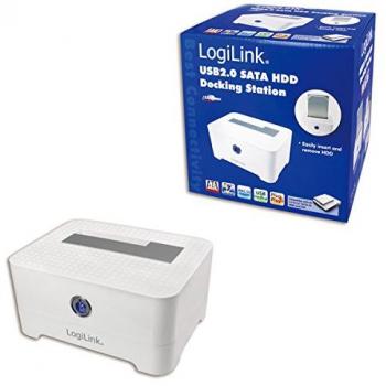 QP0015 Docking Station per hard disk 2 Porte USB 2.0 SATA Logilink