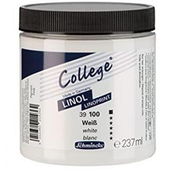 College Linolfarbe, Weiß, 237 ml
