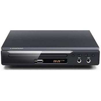 LONPOO Region Code-Free DVD-Player mit 2 MIC-Ports