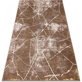 Mefé Moderna Mármol 2783: Alfombra Structural en Dos Niveles, 120x170 cm