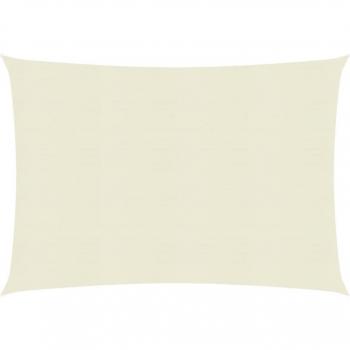 Toile d'ombrage parasol 2,5 x 3 m 160 g/m² crème