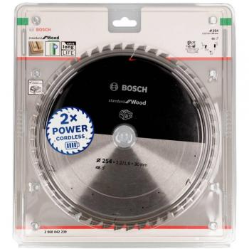 Bosch 2608842239 Lama Circolare per Legno 254 x 30 mm