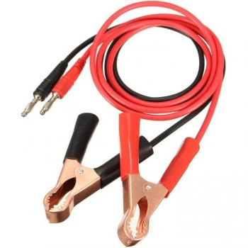 2Pcs 100CM 15A Banana Plug Jump Start Cable with Battery Clips