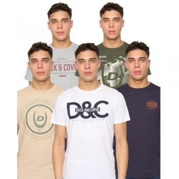 Camiseta para hombre Duck and Cover Cheymore XL (Paquete de 5)
