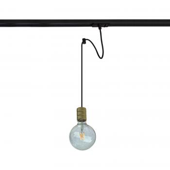 Lindby Pendelleuchte Linaro, 6,3 cm, gold, 1-Phasen, Ø 4,6 cm