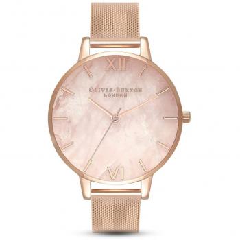 Rose Quartz Dial Rose Gold Watch