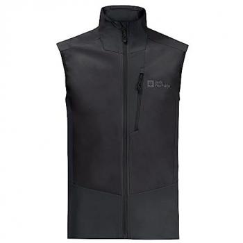 Jack Wolfskin Herrenweste ALPSPITZE in Schwarz M