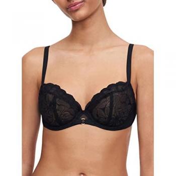 Nero Chantelle Reggiseno Bralette Fleur C12M10
