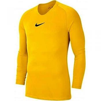 Nike Av2611 Kids Long Sleeve Tee, Yellow/Black, 7-8 Years