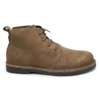 Men’s Dark Tea Suede Birkenstock Lace‑Up Boot – 11 US
