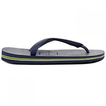 Havaianas Unisex Brasil Logo Zehentrenner, Blau (Navy Blue 01), 35/36 EU