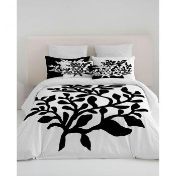 Set de funda nórdica y fundas de almohada Naturals de algodón extra suave