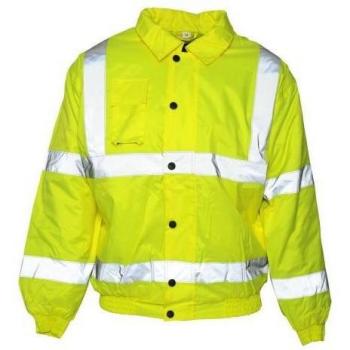 High‑Visibility Yellow Bomber for Men, Size 2XL – Absolute Apparel