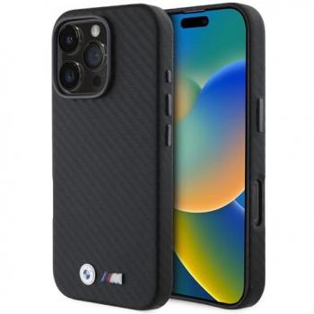 Étui BMW Carbon Wrapped pour iPhone 16 Pro Max