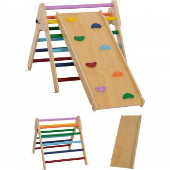 Tríptico Escalador Infantil 147x64,5x63 cm – Aiyaplay